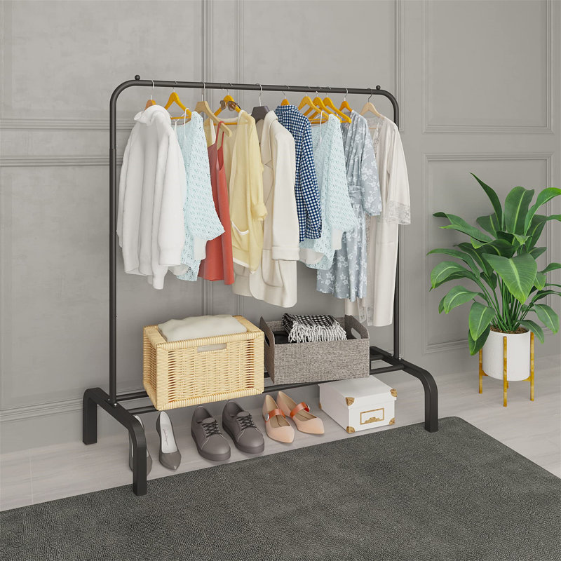 Aalim 110cm Clothing Rack, Black