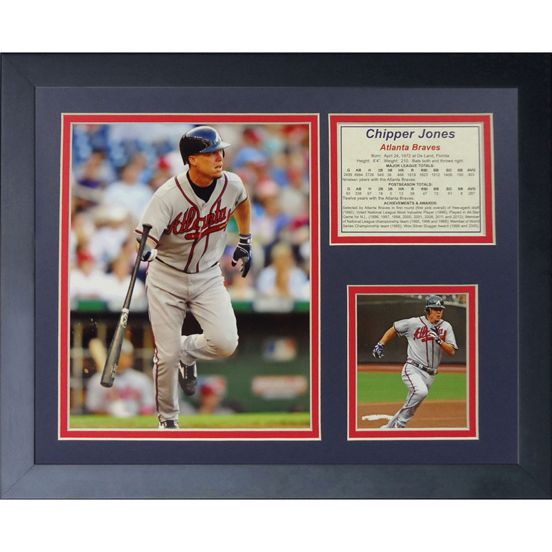 Souvenirs encadrée chipper jones