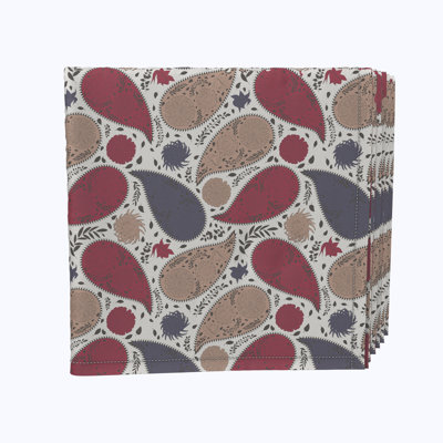 Polyester Abstract Square Napkin