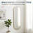 Tempered Glass and Aluminum Alloy Framed Pill Shaped Full Lenghth Mirror-444725228-444725225-444725226