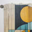 Serendipity Abstract Mid-Century Geometrics - Rideau en velours abstrait - 1 panneau-112760569