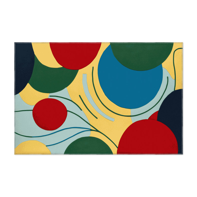 Perky Ruckus Indoor And Outdoor Area Rug, Rectangle 8' x 10'