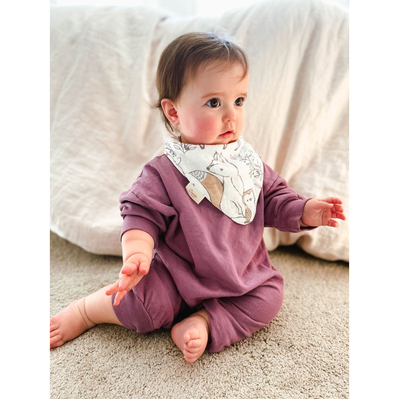 Ezra Crane Baby 3Pc. Muslin Bib Set