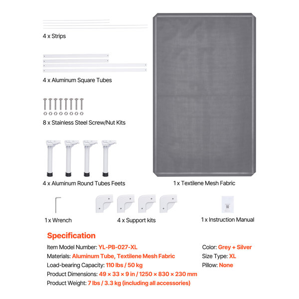 Dimensions du produit