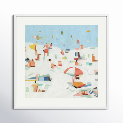 Summer Confetti III - Reproduction d'art sur papier encadrée