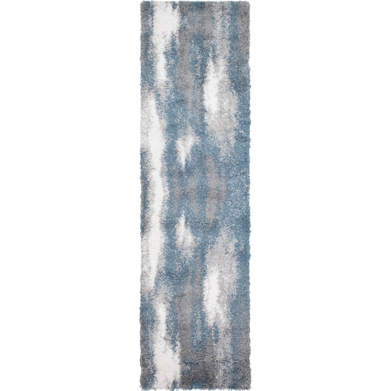 Alban Performance Abstract Indoor Rug, Runner 2'2" x 6'