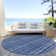 Chayden Washable Striped Indoor / Outdoor Rug