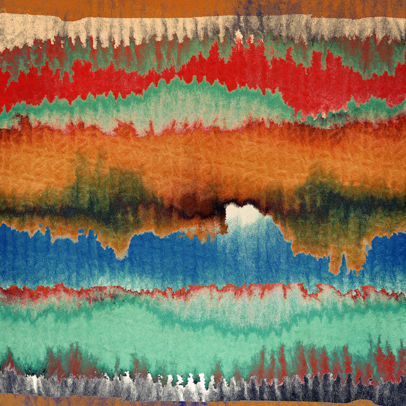 Tularosa Designed Acrylic Background by Wylius - Wrapped Canvas Print, 30cm H x 30cm W x 3.8cm D