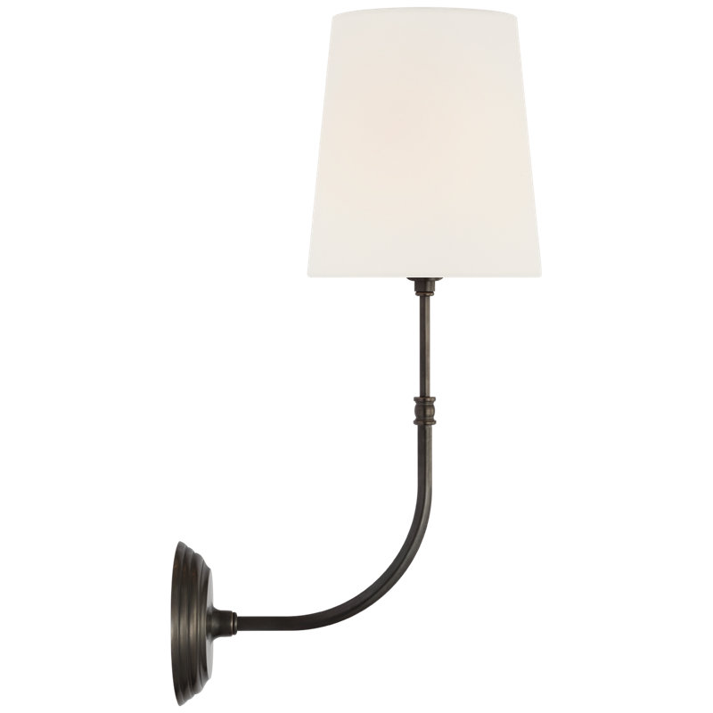 Wyatt 1 - Light Armed Sconce by Suzanne Kasler