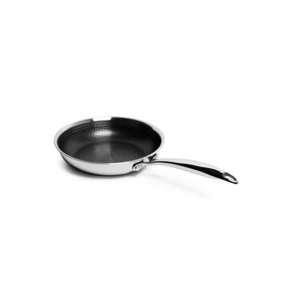 Lexi Home Modern Kitchen Basics Tri-Ply Stainless Steel Nonstick Frying Pan -  LB5572