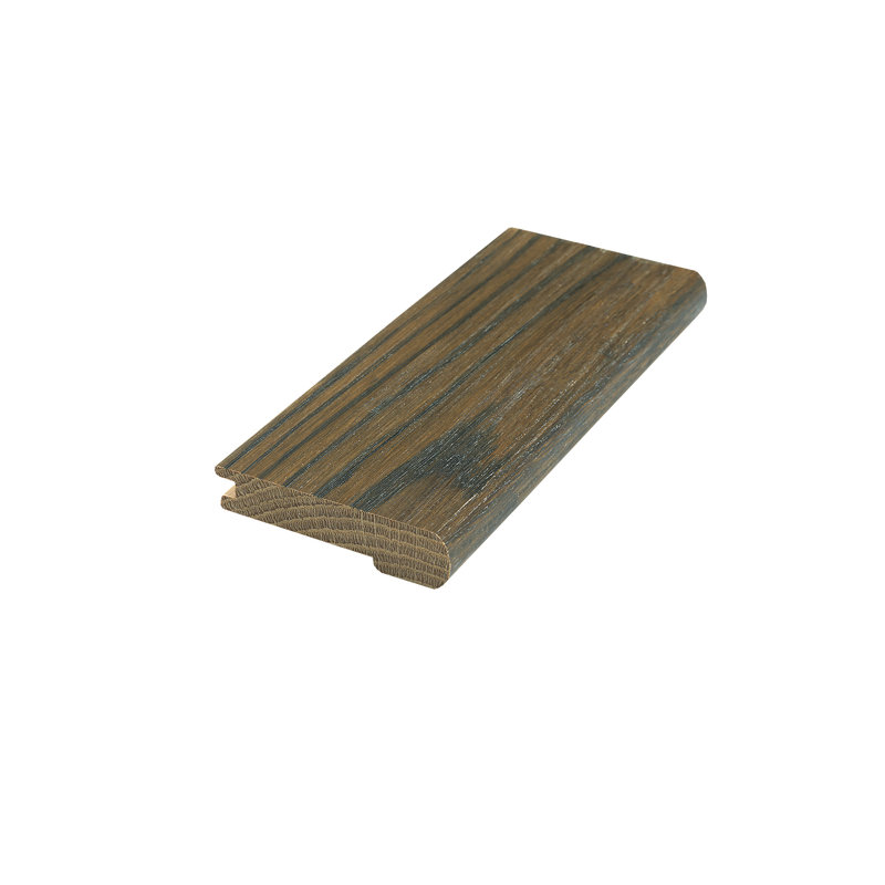 Nez d’escalier en bois de chêne 0,75 po x 3 po large x 84 po, Chêne café