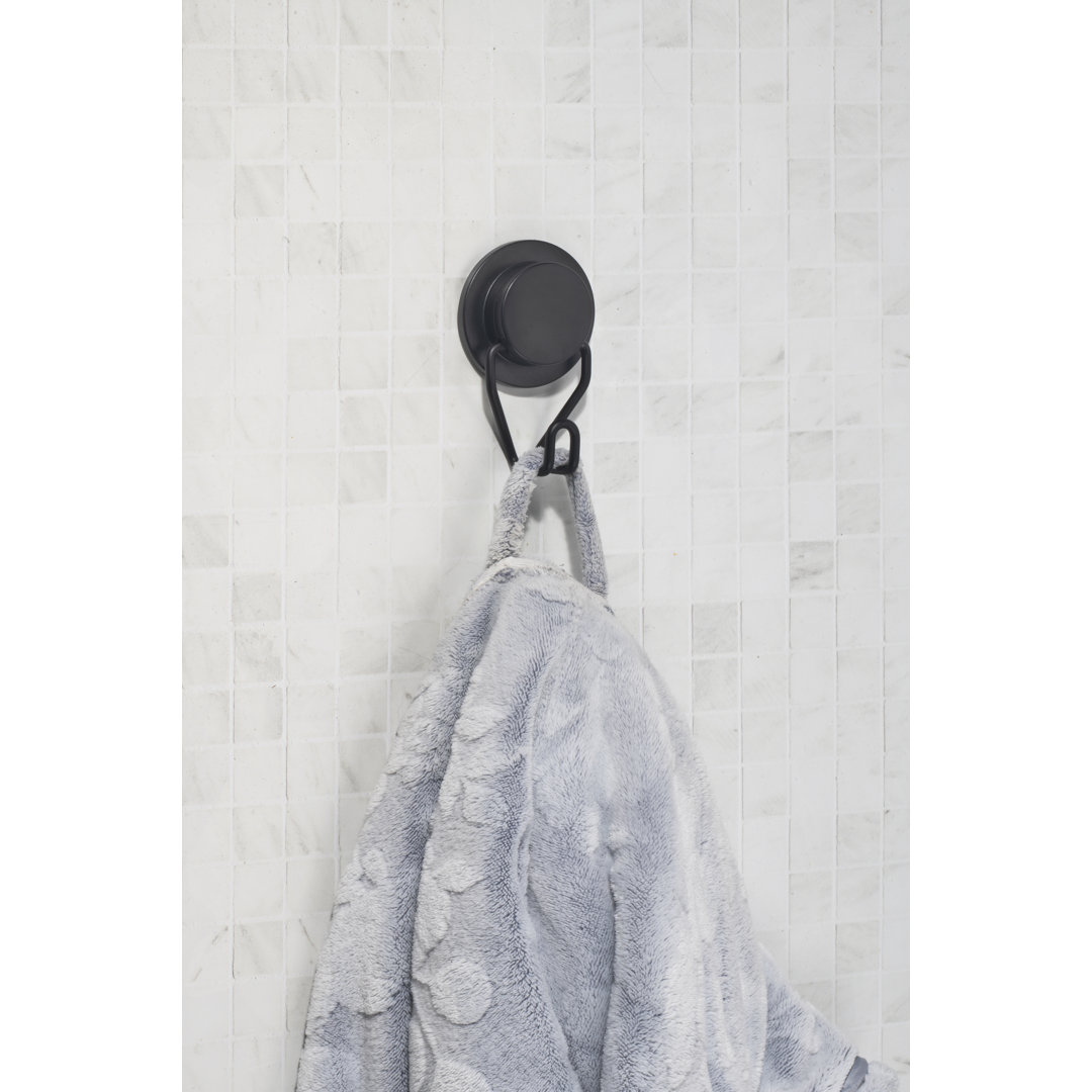 Croydex Stick 'n' Lock Chrome Wall Mounted Robe Hook
