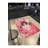 Pink Themed Surrealist Design Women's Tiger Pattern Modern Decorative Carpet-1426906850
