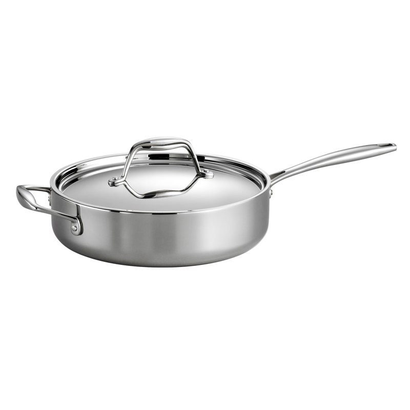 Tri-Ply 3 pi Sauteuse avec couvercle