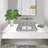 Nantucket Sinks Regatta 16.5'' Black/White Fireclay Rectangular Bathroom Sink