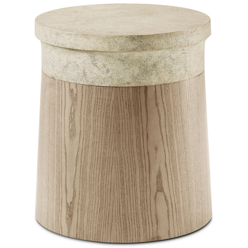 Catalina Stone End Table, Dune