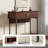 Fluted Entryway Table, 39.4" Narrow Console Table with Storage & Sliding Doors, Modern Round Corner Sofa Table, Mid Century Wooden Entry Table for Living Room, Hallway, Kitchen-443680844