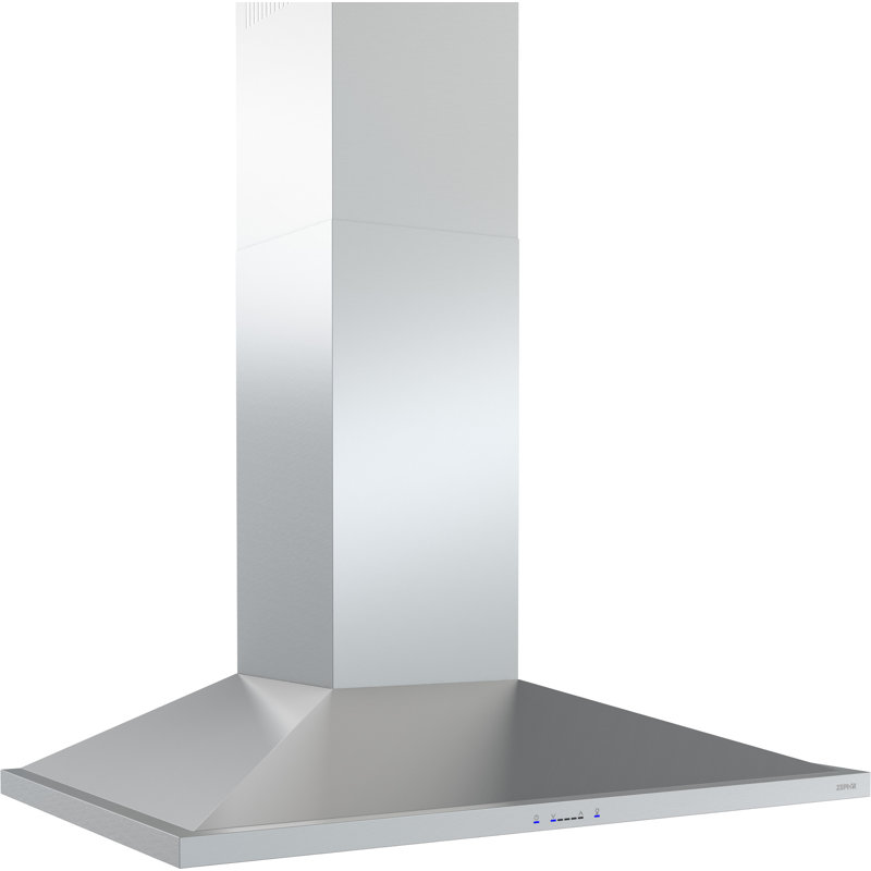 Hotte murale Zephyr Anzio 24 pouces 600 CFM avec lumière DEL en acier inoxydable