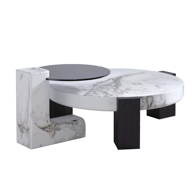 Coffee Table With Side Table
