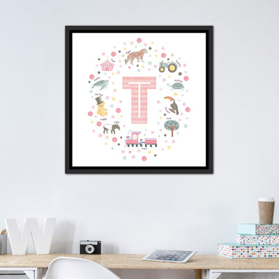 " Letter T " Graphic Art Print