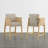 Upholstered Counter Stools with Hand-Woven Rope Arms-773685075