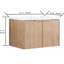 Meuble-lavabo à fermeture en douceur 30 po avec évier - style moderne, grand rangement, chêne imitation, contreplaqué 30X18-00630 de Sunlight, Doors, Modern, Spacieux Oak