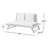 Lavinia 65" Outdoor Wooden Loveseat with Cushions-1258016709