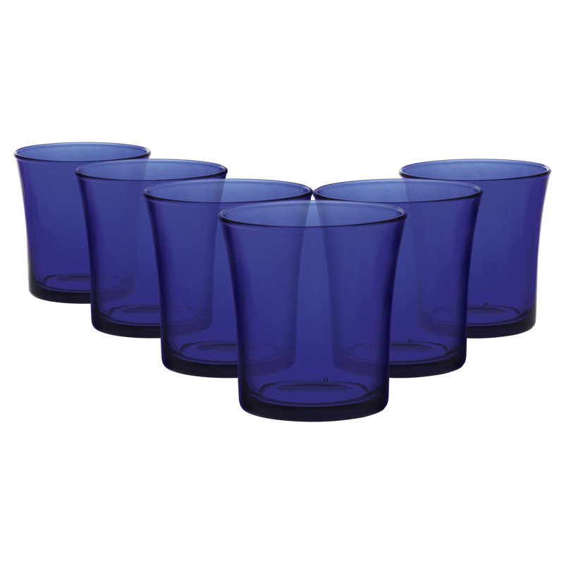 Duralex - Lys Tumbler Glasses, Sapphire, 12