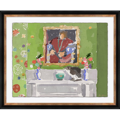 Hanover Cat Giclee Print by Dana Gibson
