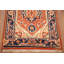 Tapis oriental traditionnel orange en laine 2x3