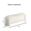 Banc de style contemporain avec compartiment de rangement intégré-360602065