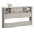 Full/Queen Bookcase Headboard, White finish-1790434248
