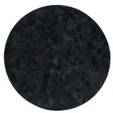 Trilogia Leather Geometric Area Rug in Charcoal