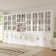 78.7'' H X 141.7'' W 5-Tier Bookcase With Drawers And Glass Doors