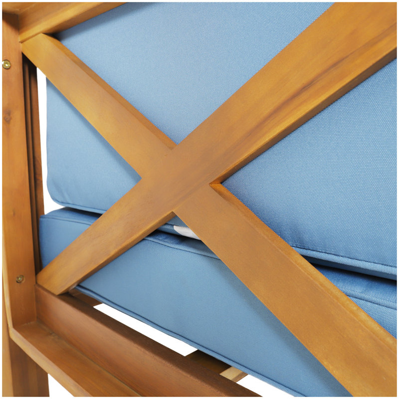 BRAVA X-BACK CORNER CHAIR, BEIGE, Bleu