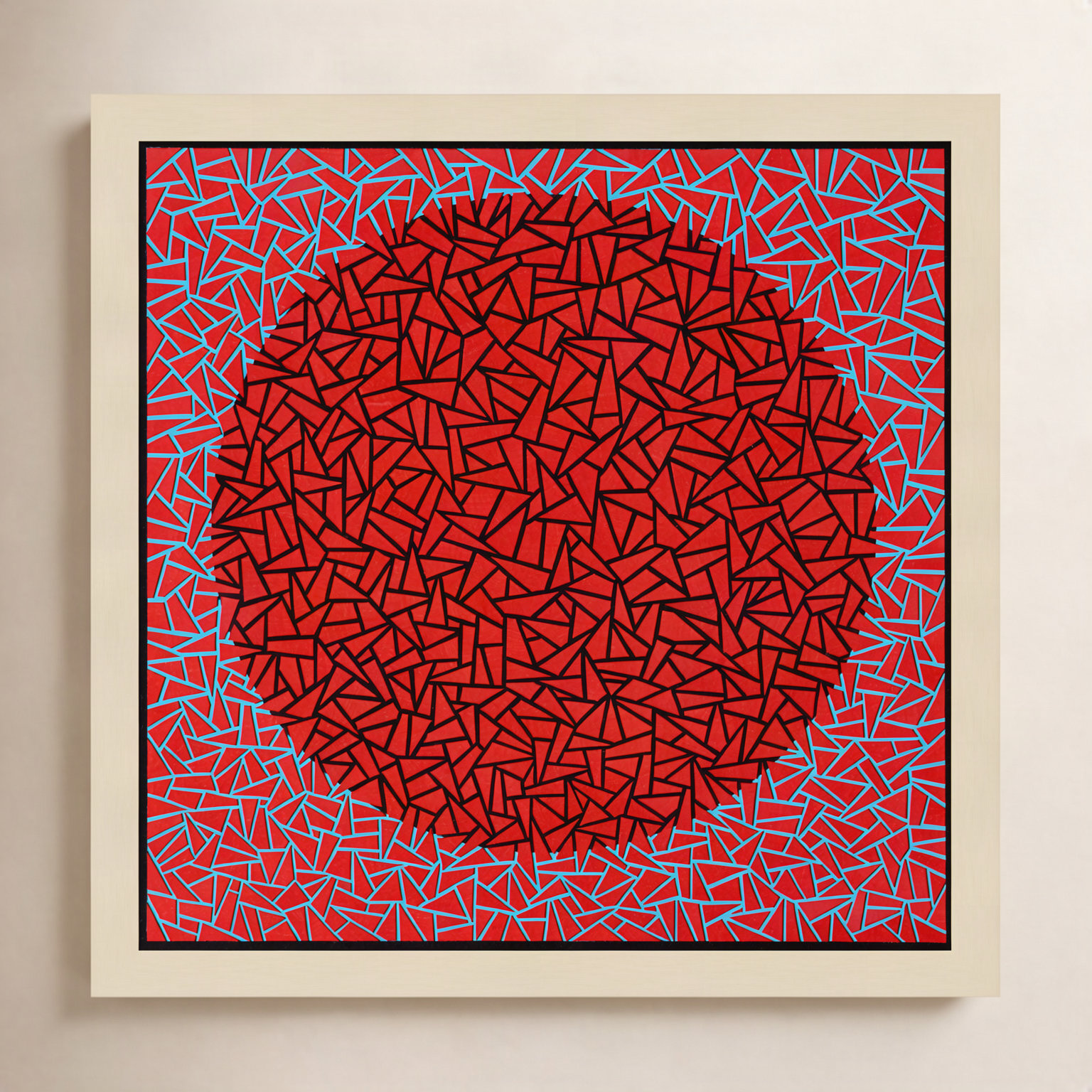 " Gods Navel ", Brown, 17" H x 17" W x 1" D