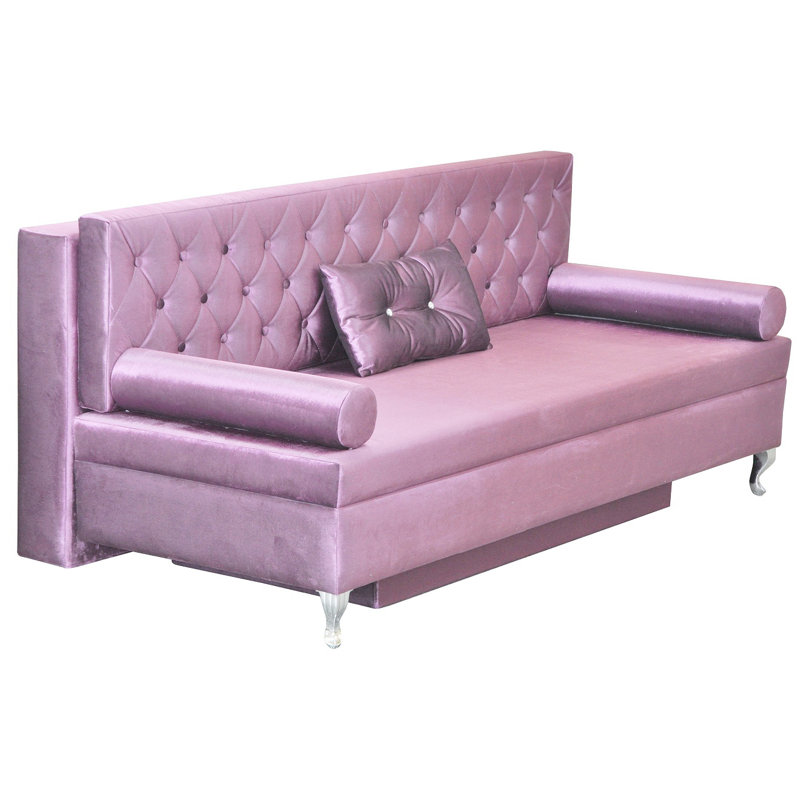 Glamour 3 Seater Sleeper, Pink