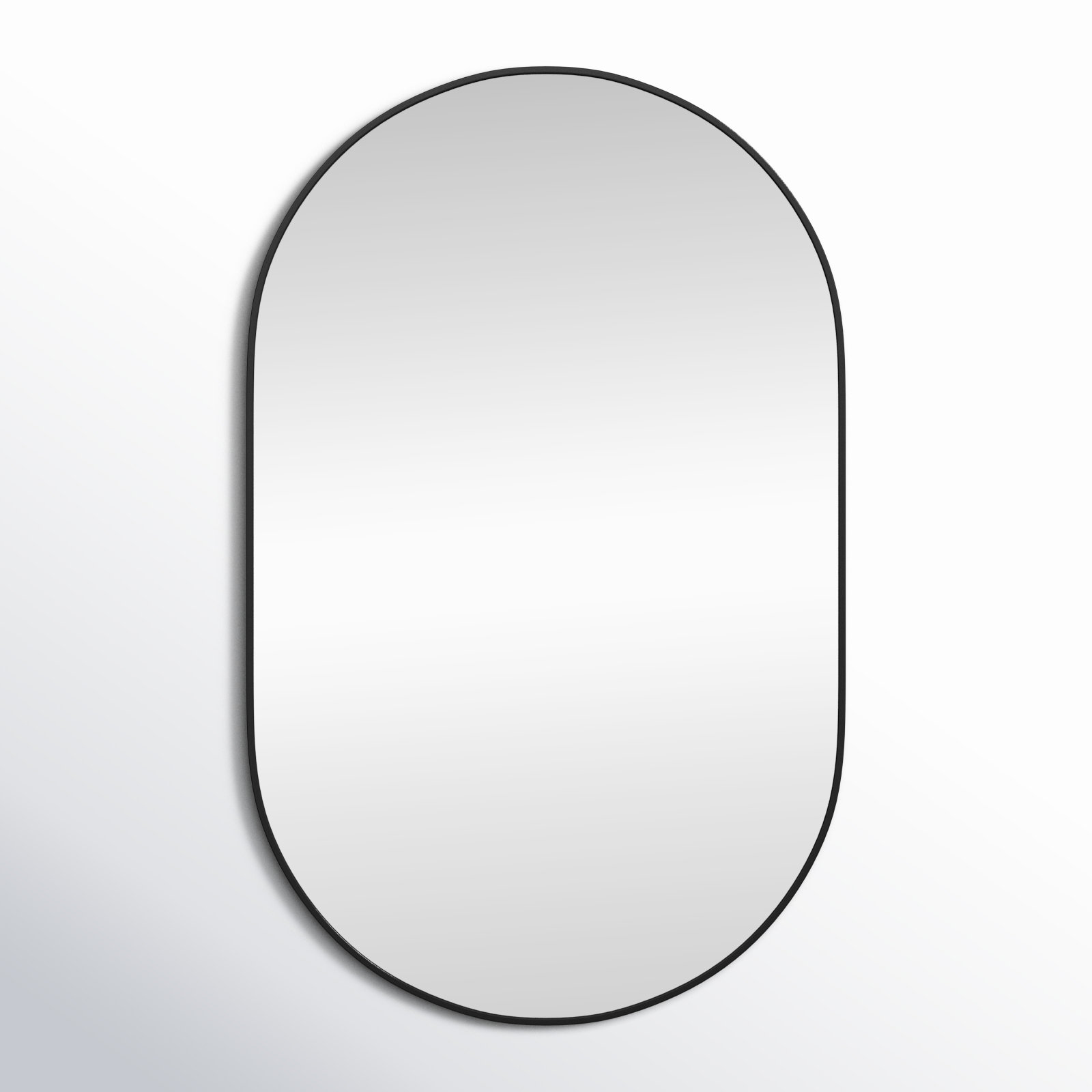 Elington Accent Mirror, 48"  x 30" , Black