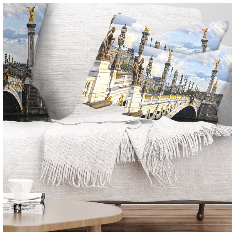 Coussin lombaire panoramique alexandre iii bridge