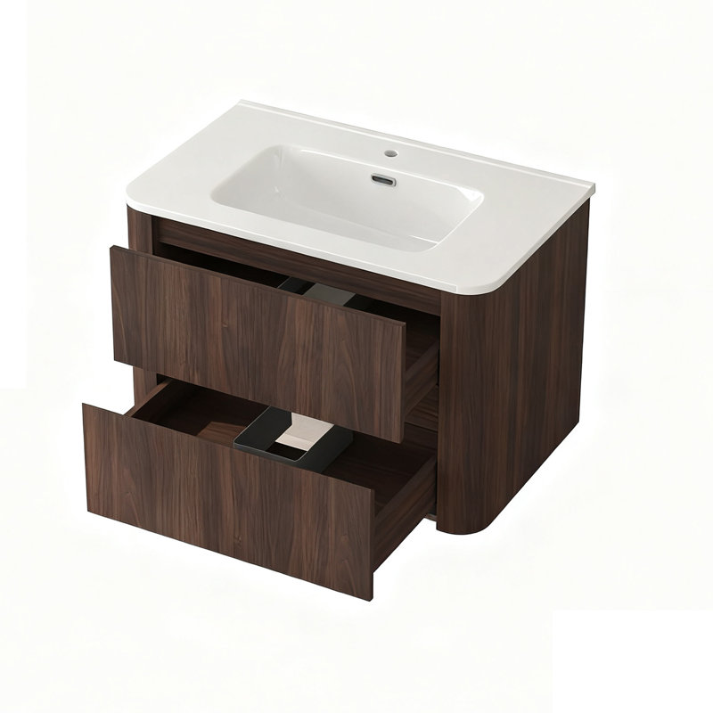 Meuble-lavabo mural simple 30 po avec lavabo