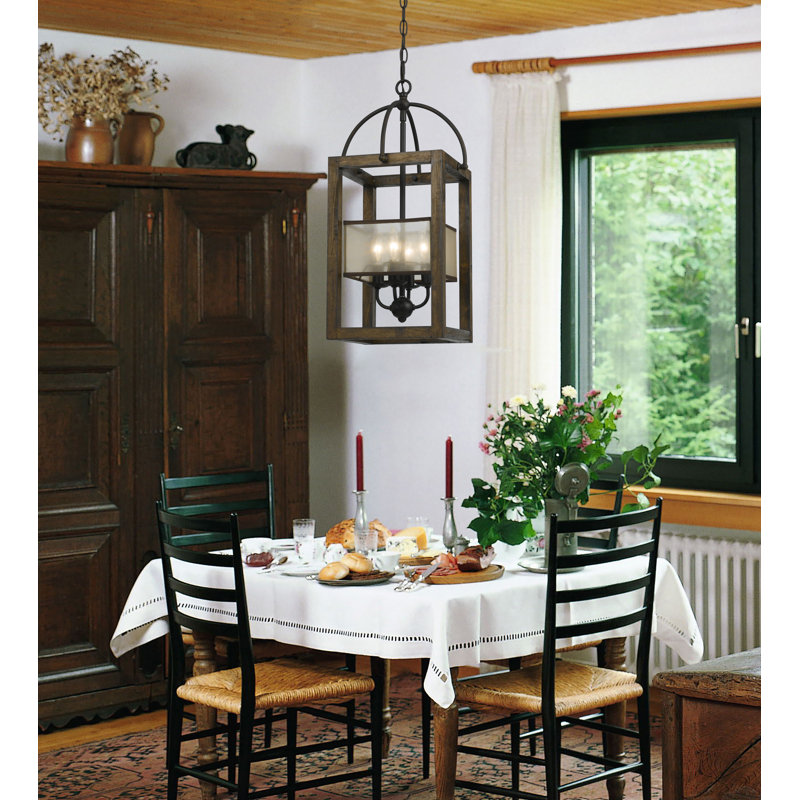 Lomilus 4 - Light Lantern Drum Chandelier