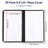 Yescom 30 Pack 8.5"X14" Menu Cover 3 Pages 6 Views Black Triple Book Style Cafe Restaurant Folder-55821767-55821766