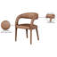 Chaise en similicuir Sylvester-1788655810