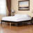 Quill Modern Cappuccino Finish Solid Wood King Size Bed Frame, 14.52'' H X 61.22'' W X 83.58'' L-995291759-987535376