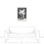 Vase de fleurs blanches abstraites - peinture sur toile tendue