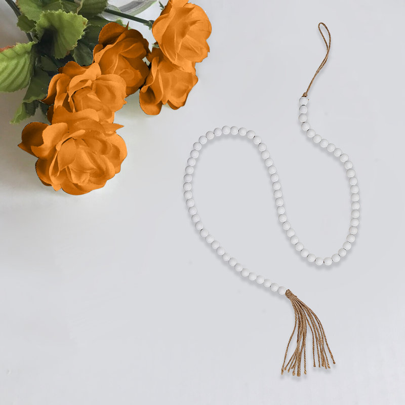 Guirlande 4 ', Blanc / Naturel