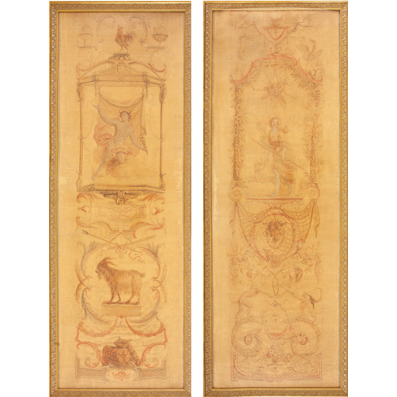 Paire de tapisseries françaises Beauvais
