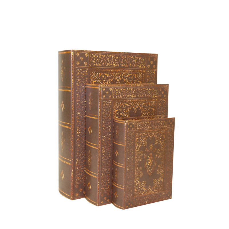 Ensemble de 3 boîtes à livres avec aimant Elbdrige