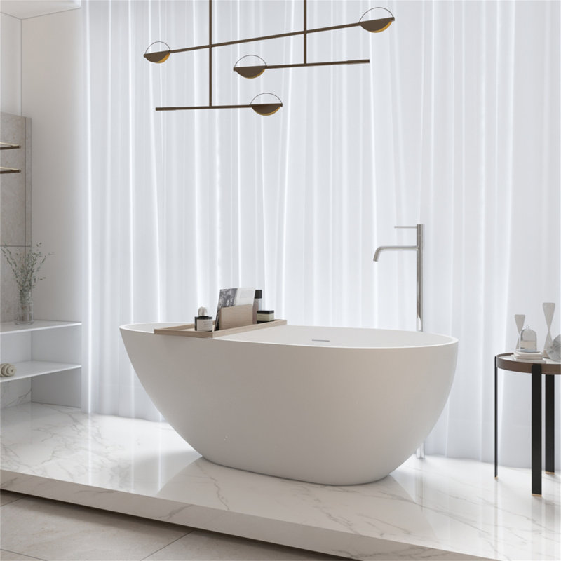 59'' x 30.7'' Solid Surface Bathtub