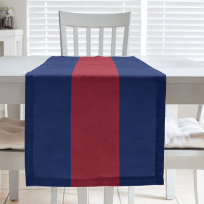 New York Big Football Stripes Table Runner